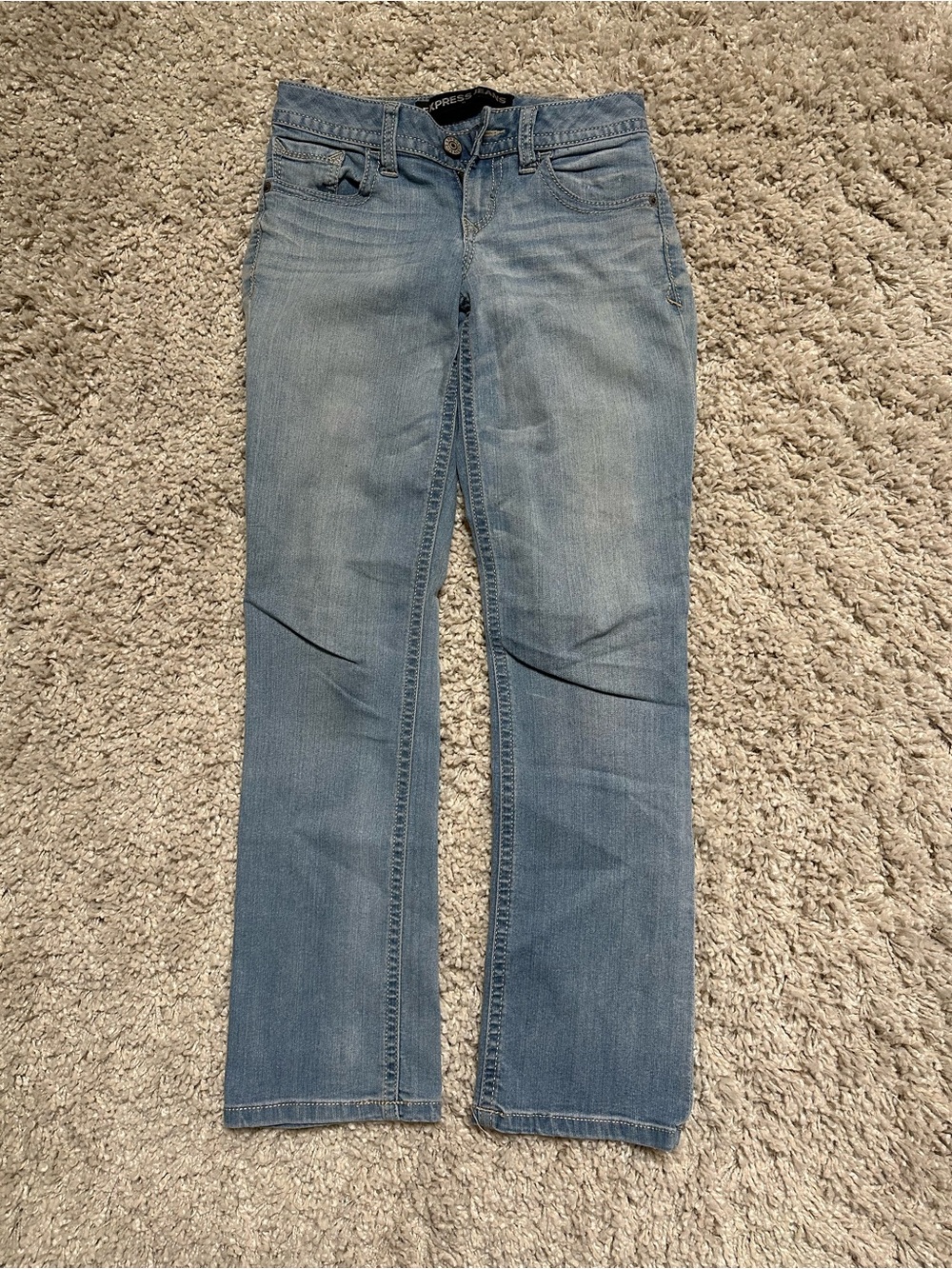 Express Light Wash Bootcut Jeans